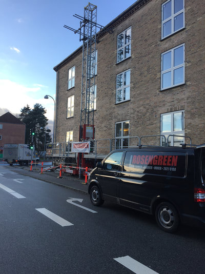 Rosengreen - tømrer og murer i Gentofte og omegn - udskiftede de 170 vinduer i boligforeningen i Søborg