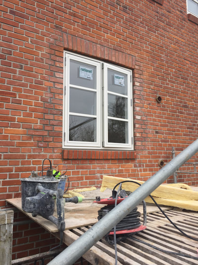 Etablering af nyt vindueshul og montering af nyt lavenergivindue i Virum nord for København